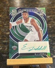 2023 Panini Spectra Aspiring E.J Liddell Rookie RC Auto /50 Green Ink