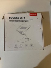 Tounee LS-3 Adjustable Aluminum Laptop Stand 10  17.3  New Open Box