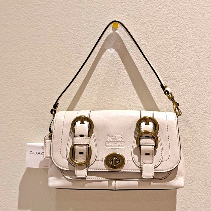 NWT Vintage Coach Bag Y2K Legacy 65th Anniversary Whi… - Gem