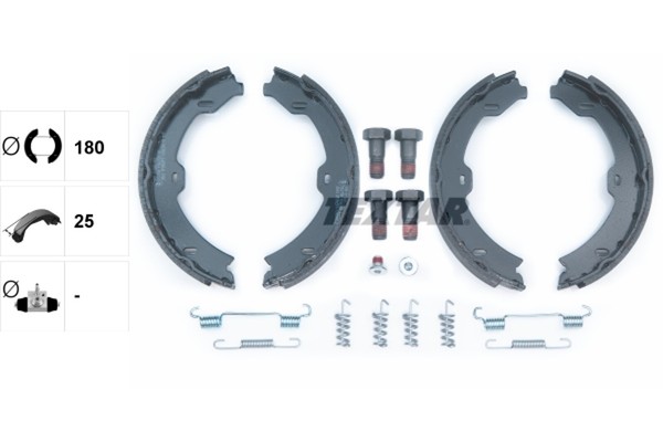 Textar Bremsbackensatz Feststellbremse 91067000 FüR Mercedes Klasse W221 V221-image