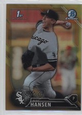 2016 Bowman Draft Chrome Picks Gold Refractor 26/50 Alec Hansen #BDC-93 4l3