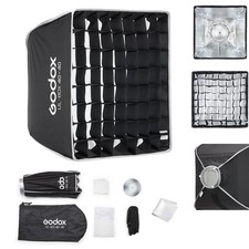 Softbox UL-40x40 15.7"x15.7" Square Softbox, Quick-Release Umbrella Design Bo...