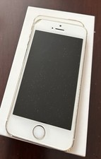 iPhone 5s 16GB Gold - Screen Cracked, Working But Locked No SIM Card With Box