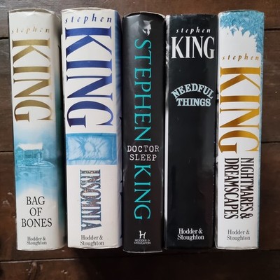 Vintage Stephen King 5 BOOKS x Hardback Book Job Lot 