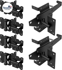 Stainless Steel Gate Hardware Kit, Self Closing Gate Hinges and Latch, Rust Proo