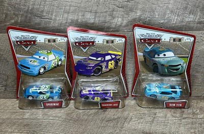 2008 Disney Pixar Cars WOC Lot of 3 View Zeen, Transberry Juice and Sparemint