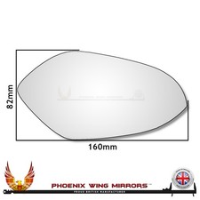 For MV Agusta Brutale Convex Wing Side Mirror Glass Right Hand Side 