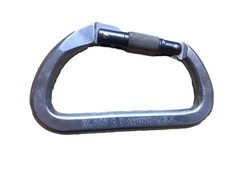 BLACK DIAMOND ROCKLOCK TWIST LOCK CARABINER, ROCK CLIMBING 2800 KG USA
