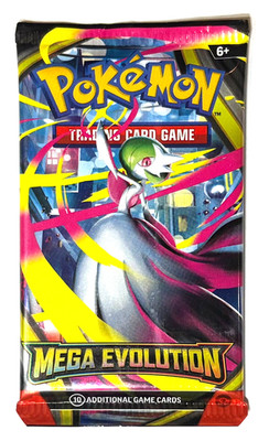 Pokémon Sealed Mega Evolution Base Set Booster Pack With Secret Double Rare