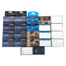 Lot of 22 TDK Sony Maxell JVC VHS-C TC-30 Camcorder Video Cassette Tape