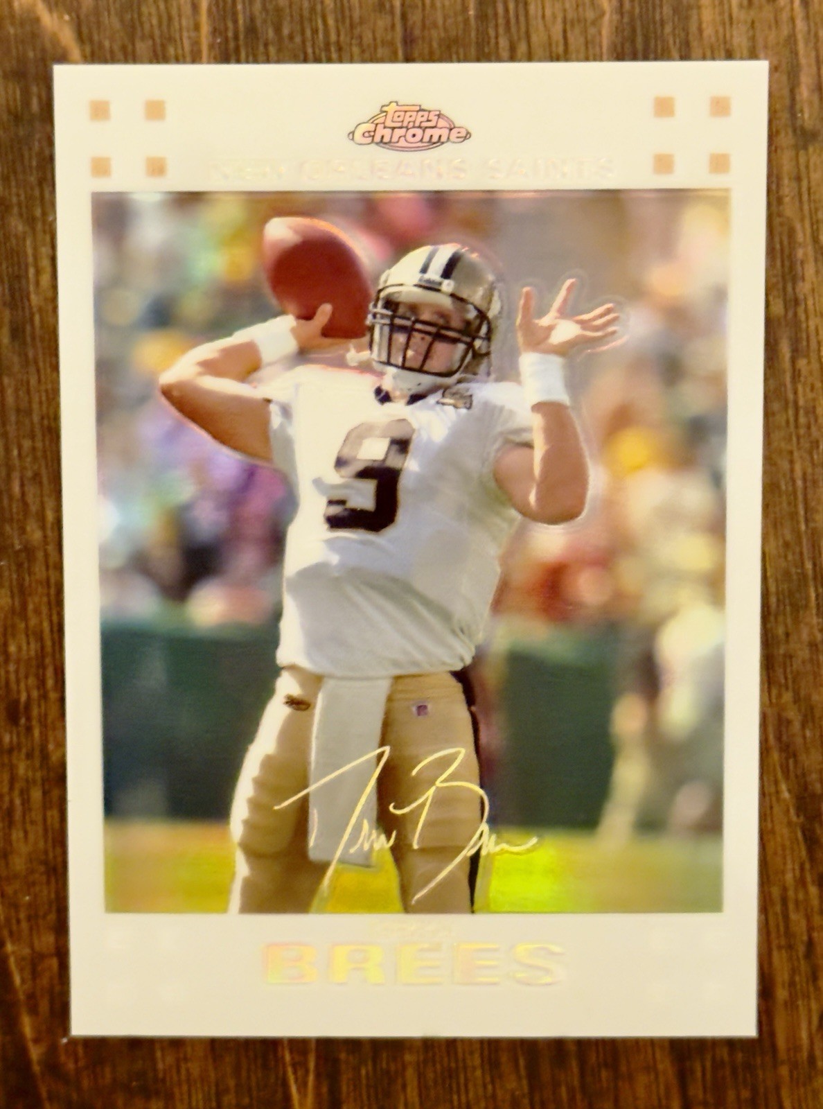 2007 Topps Chrome - Drew Brees #TC116 White Refractor /869