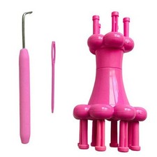 DoubleHead Braiding Tool for french Knitting Doll Set for Unique Accessories