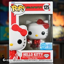Funko Pop! Hello Kitty (Diamond) #125 Hollywood Exclusive And Pop Protector