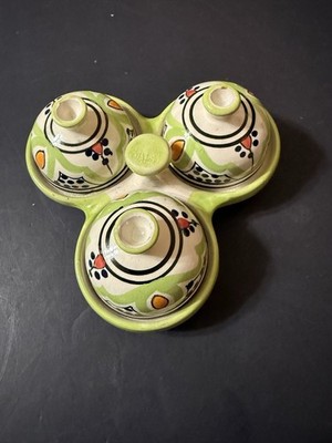 Moroccan Tagine Triple Spice  Salt  Pepper & Condiment Dispenser