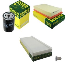 MANN-FILTER Inspektionspaket Filterset für Audi 80 2.0 E Cabriolet 8C B4 8G7