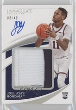 2021 Panini Immaculate Collegiate Premium Rookie 8/49 Joel Ayayi Patch Auto 0s9t