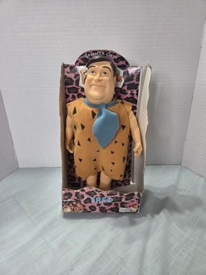 Fred Flintstone John Goodman Plush Body Plastic Arms Legs Head Box Side Undone 