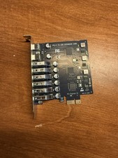 PCIe To USB 3.2 Expansion Card 8 Ports W/ 6 USB A  2 Type C Ports Hub Converter