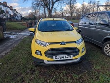 FORD ECOSPORT TITANIUM 2014 YELLOW NICE CONDITION