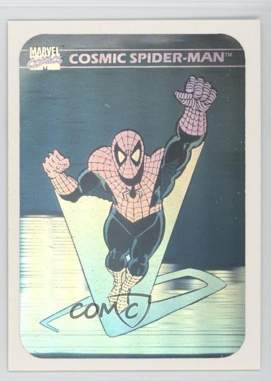 1990 Impel Marvel Universe Holograms Cosmic Spider-Man #MH1 8d2