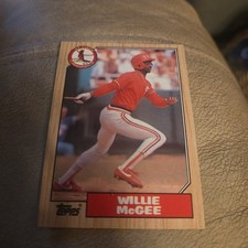 1987 Topps Willie McGee St Louis Cardinals