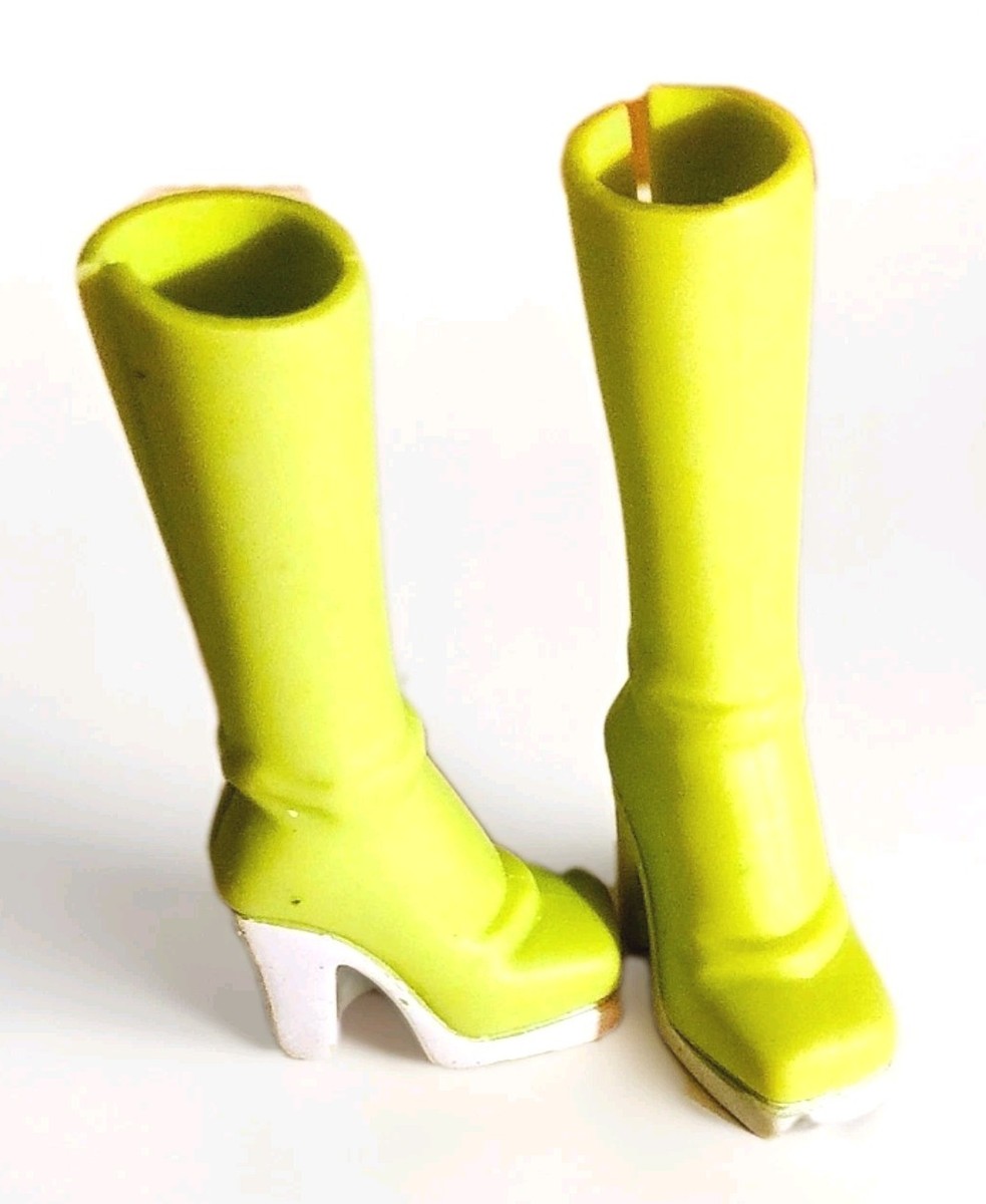 Winx Club Layla Aisha Green Boots Mattel Doll Shoes Replacement