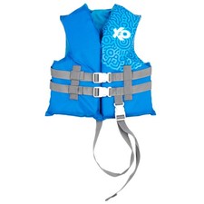 Universal Child Open-Sided Life Vest  30-50lbs, Unisex, Blue Ocean Coral
