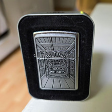 Zippo Sturmfeuerzeug Jack Daniel's Barrel Street Chrome 2010 Neu