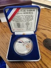 RARE Remember Pearl Harbor U.S.S. Arizona Memorial 1 Oz .999 Silver/Gold Proof