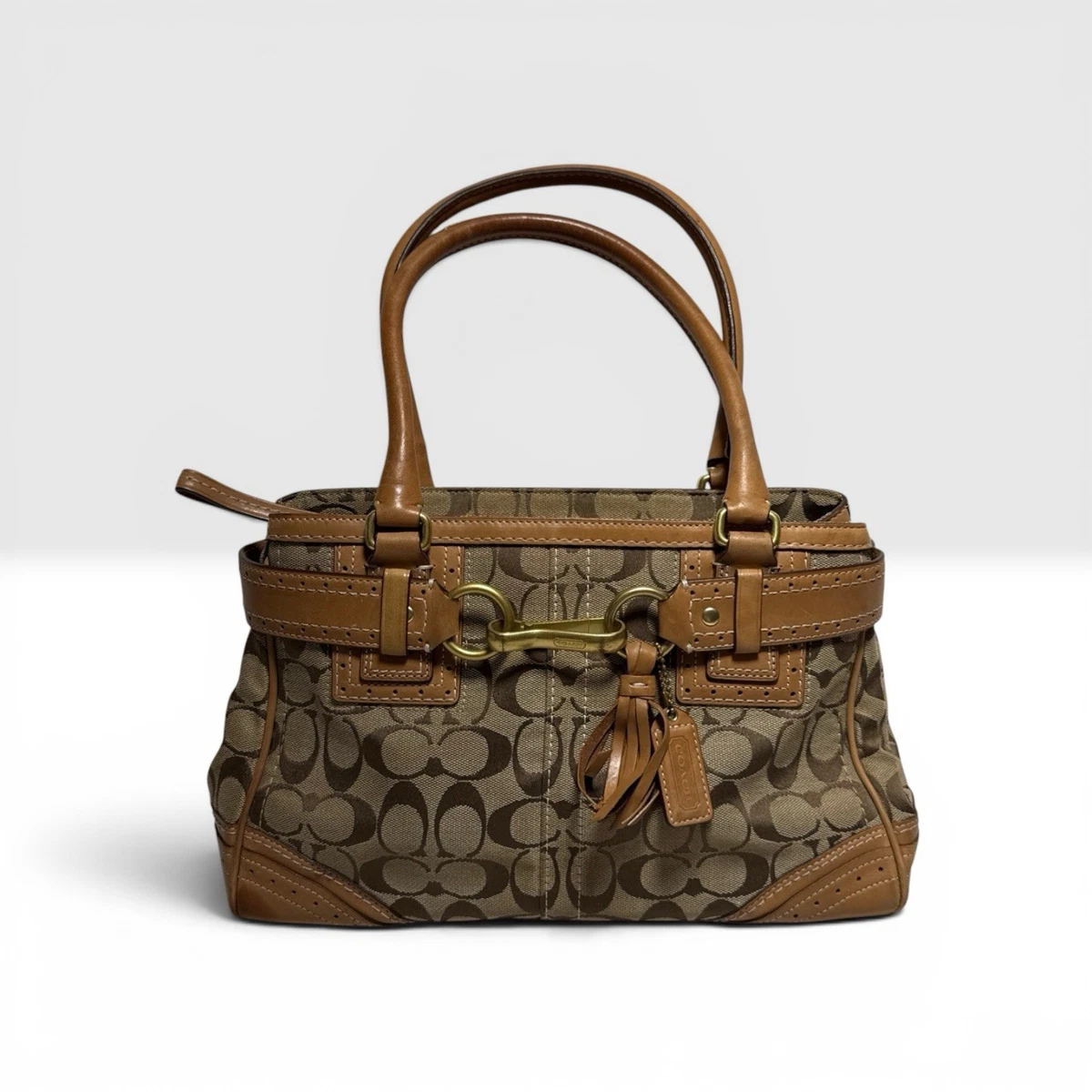 Coach Hampton Satchel/Top Handle Bag Brown Bags & Handbags for