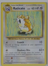 Raticate 67/108 XY - Evolutions Pokemon TCG
