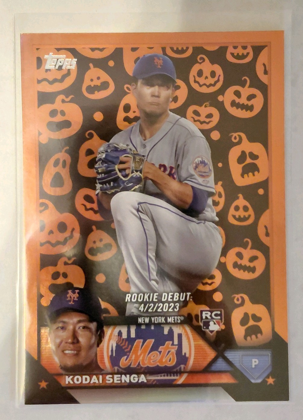 Kodai Senga 2023 Topps Update Halloween Jack O'Lantern #US20