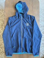 Manchester City FC Official Soccer Blue Men Shower Jacket Windbreaker XS