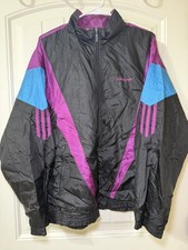 VINTAGE 90's ADIDAS ORIGINALS FULL ZIP TRACK JACKET MEN'S SIZE M *READ*