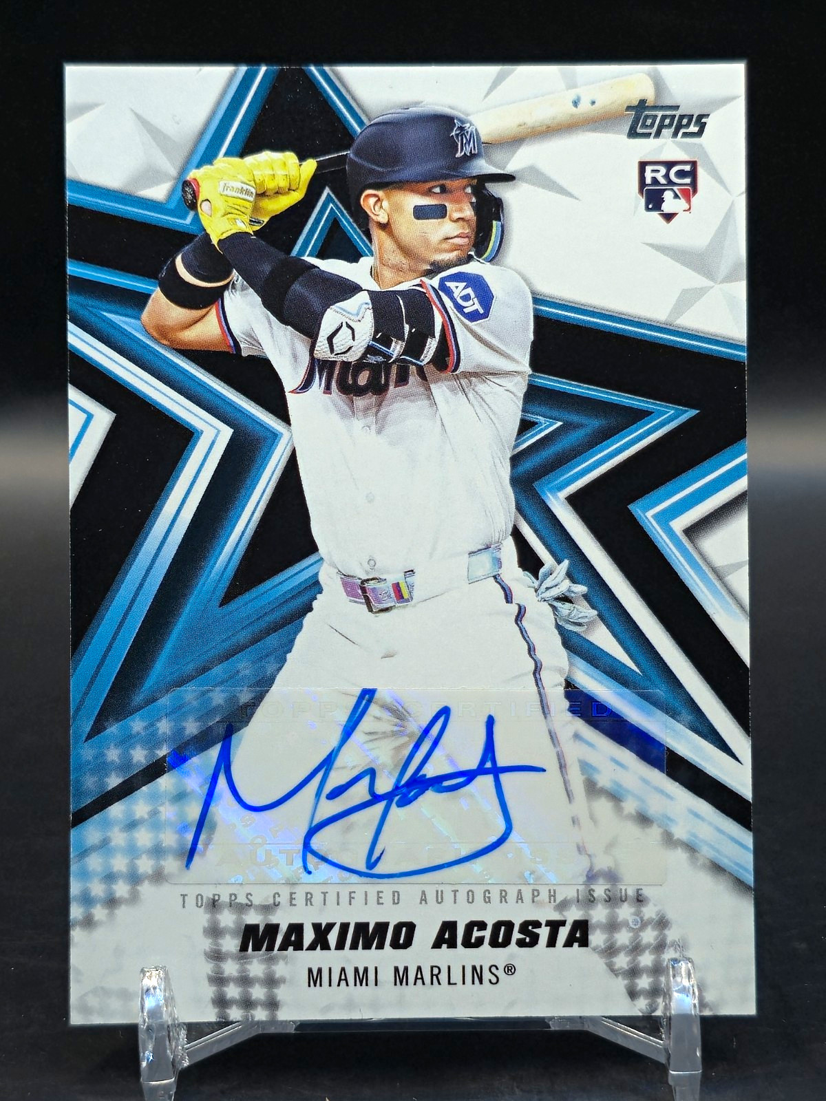 Topps 2026 Maximo Acosta RC Auto Baseball Stars Autograph #BSA-MA Marlins