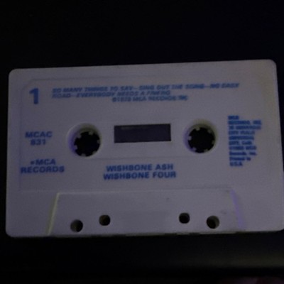 Wishbone Ash Wishbone Four Cassette Album MCA Records 1970s MCAC 831
