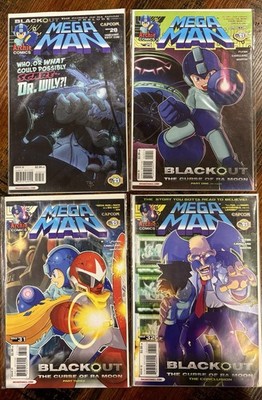 Mega Man #28, #29, #31, #32 Comic Books - Archie Comics - Capcom VGC