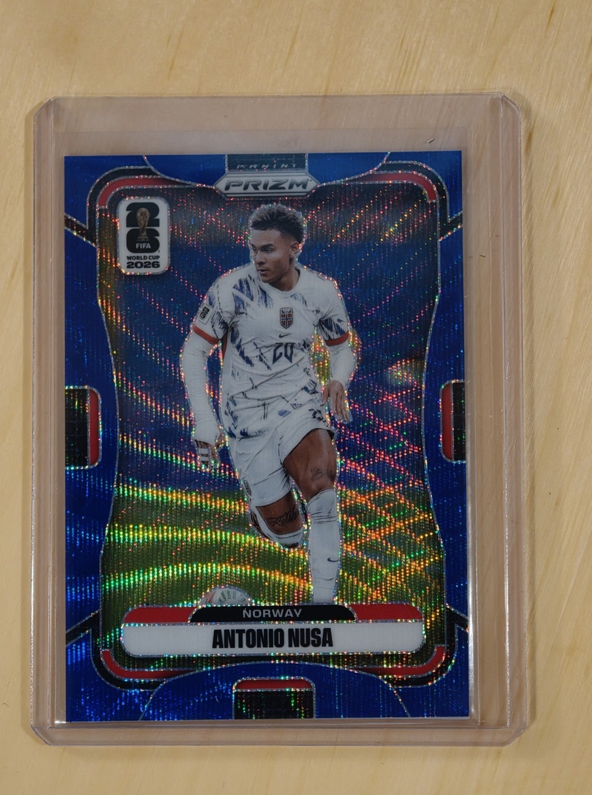 2026 Prizm 2026 FIFA World Cup Antonio Nusa #326 Blue Wave /55