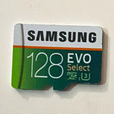 Samsung EVO Select 128GB microSDXC Class 3 High Speed Memory Card