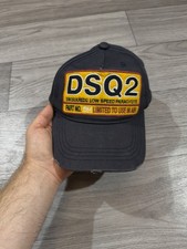 DSQUARED2 Low Speed Parachute Hat Cap DSQ2 Limited To Use In War Distressed OS