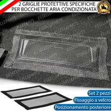 COPPIA GRIGLIE PROTETTIVE ARIA CONDIZIONATA RENAULT CLIO 2 BOCCHETTE ARIA