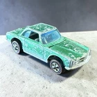 1969 Hot Wheels Redline Mercedes Benz 280SL  Original Green/Black Hong Kong
