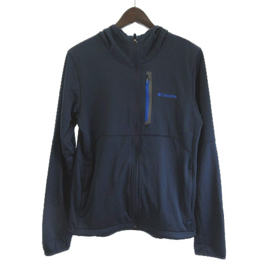 Columbia Jersey Fleece Hoodie Jacket Zip Up Navy S Used Columbia Jersey Fleece Hoodie Jacket Zip Up Navy S Used