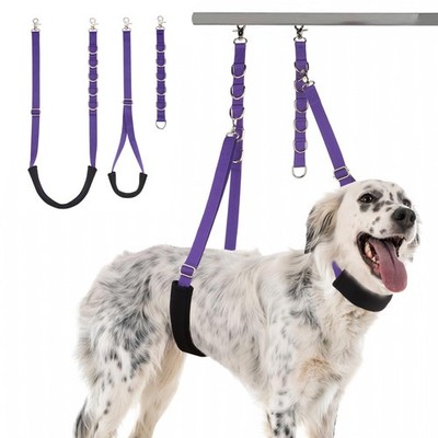 Dog Grooming Belly Strap - 3PCS Grooming Restraint Set Adjustable Belly Band ...
