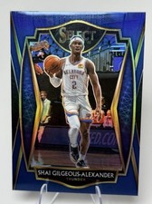 2020-21 Shai Gilgeous-Alexander Panini Select Premier #119 Blue Prizm OKC 🔥 MVP