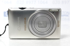 Canon IXUS 220 HS 12.1MP Silver - Compact Digital Camera - Tested + Working