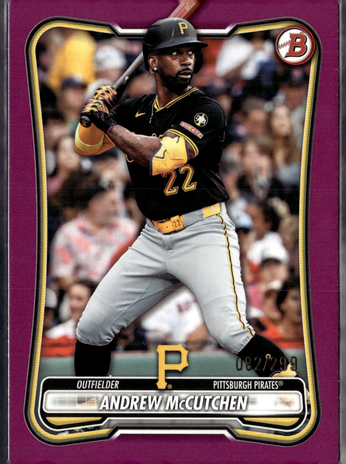 2026 Bowman #22 Andrew McCutchen Fuchsia #/299