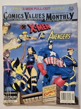 1993 Comics Werte monatlicher Preisführer Nr. 85 September X-Men/Avengers Cover