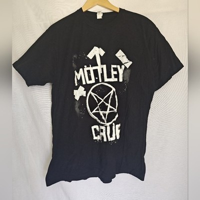 Motley Crue Shirt Tour Tee 2022 The Stadium Black XL White Dates