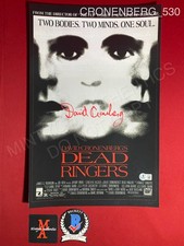 David Cronenberg autographed signed 11x17 photo Dead Ringers Beckett COA